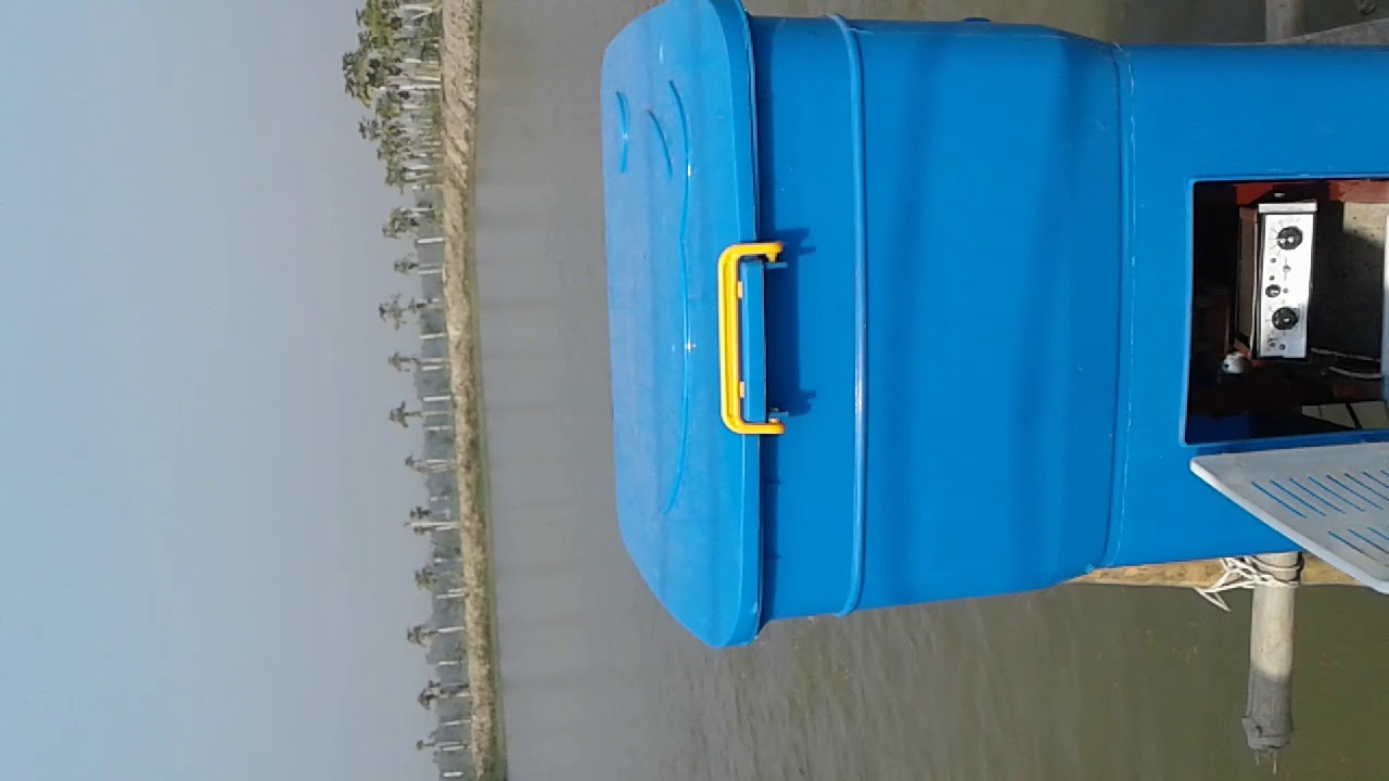 Aqua Bangla Automatic fish feeder in Sherpur, Bangladesh